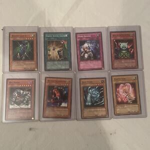 Lot 8 Yugioh 1st Edition English Card Near Mint